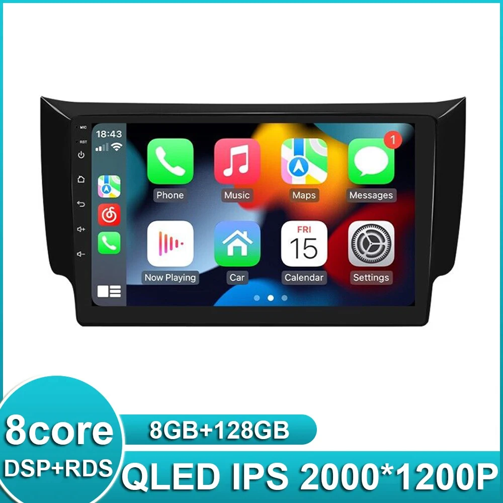 

Android 14 radio For Nissan Sylphy B17 Sentra 12 2013 2014 2015-2018 Car stereo Multimedia Player 4G Carplay Auto GPS Navigation