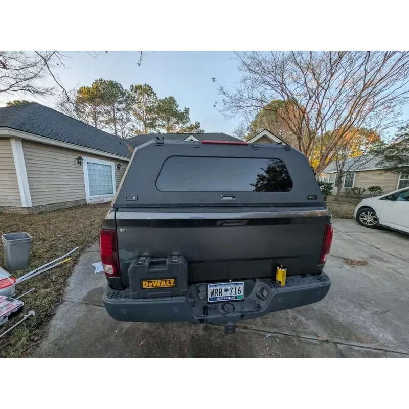 

Top quality Anti-Rust Camper Shell for Ram 1500 Lockable Truck Cap with LED Lighting UTE Accessories