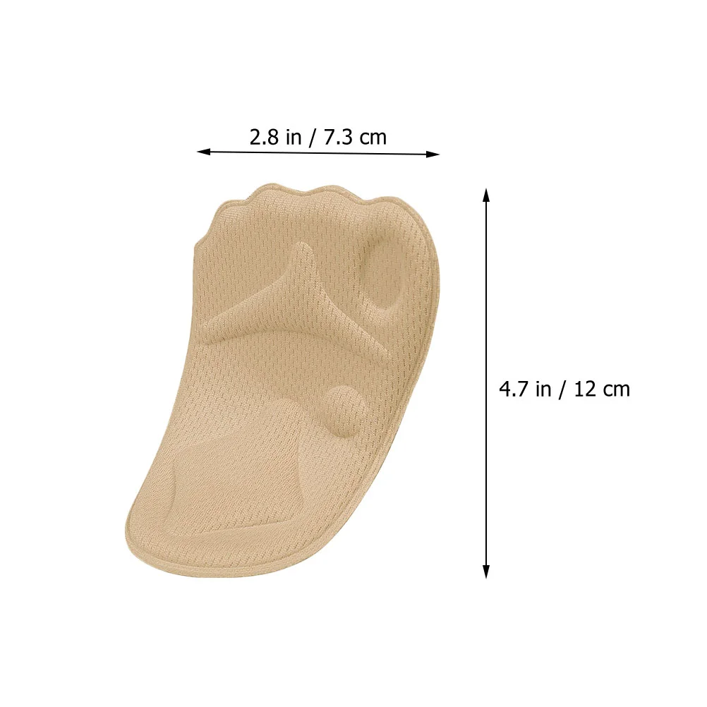 4 Pairs Sponge Forefoot Pad Heel Protector Insole Pain Relief Patch Insoles Cushion Inserts Non-slip Gel