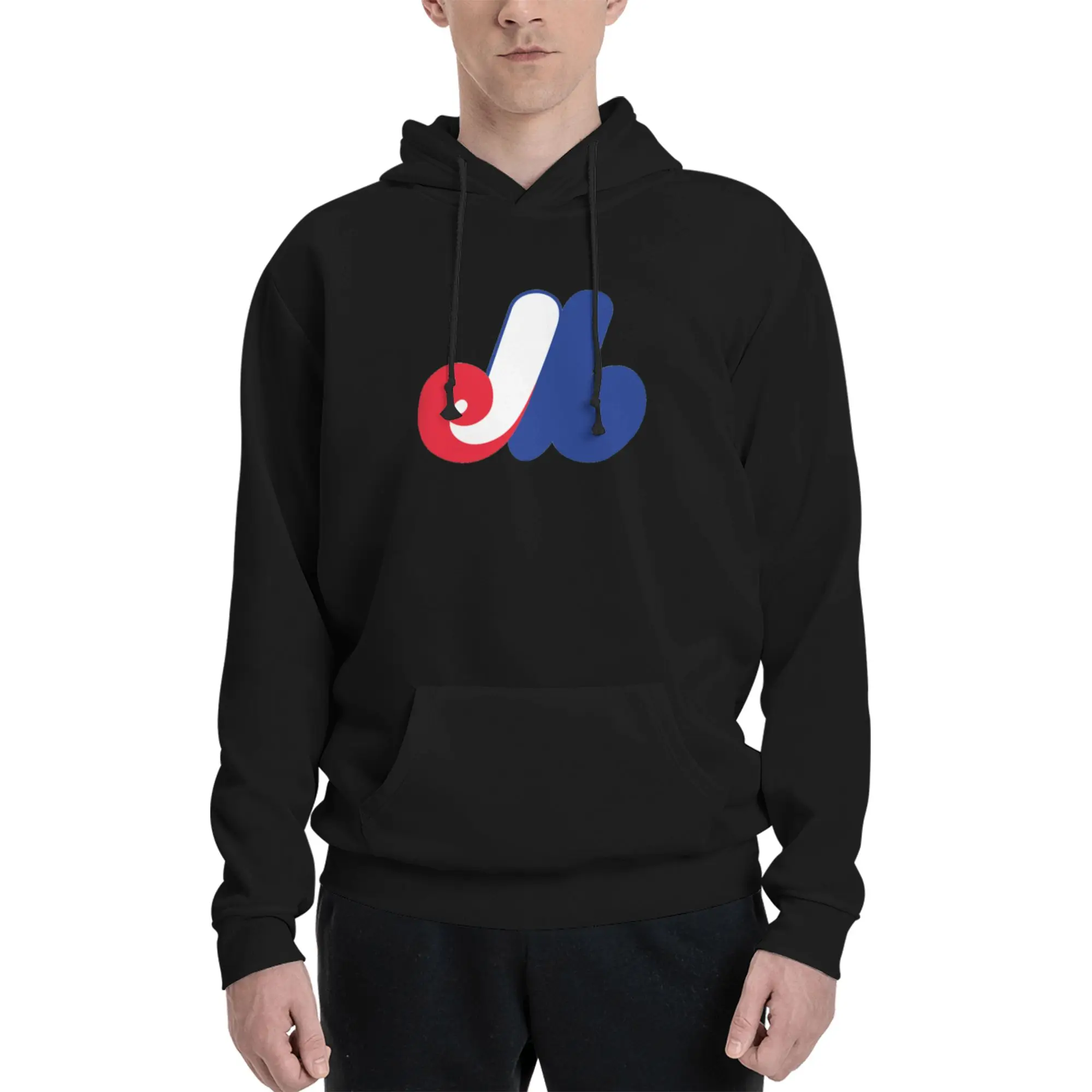 Vintage Baseball - Montreal Expos - Standard Double-Sided Printing Hoodie Layered Outfit  Vintage Hoodie