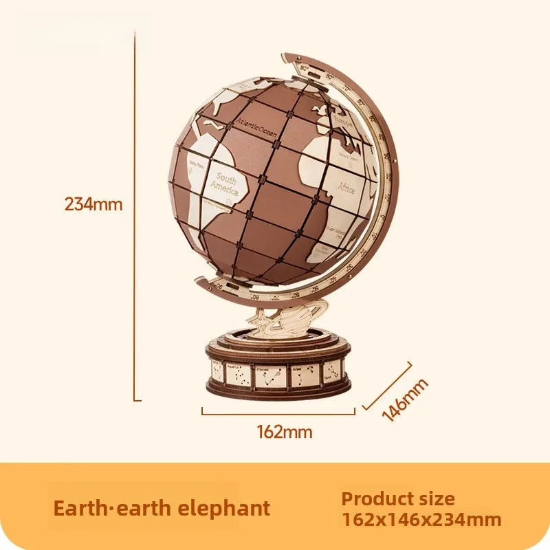 ตัวต่อไม้ 3 มิติสำหรับเด็ก บล็อกสร้างสรรค์ สถานที่สำคัญระดับโลก ประกอบง่าย ของเล่นเสริมพัฒนาการ DIY เล่นสนุก เหมาะเป็นของขวัญ