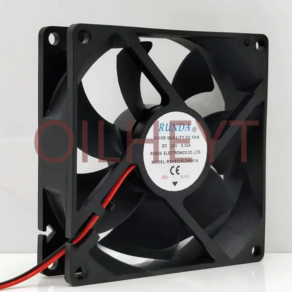 Original RUNDA RSH9225L24N41A 24V 0.32A 9.2CM 9225 Welding Machine Cooling Fan