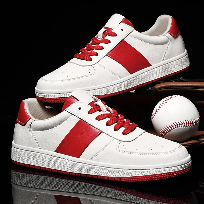 Новые летние повседневные мужские туфли для досок, деловые дышащие легкие спортивные белые туфли на толстой подошве с цветными блоками