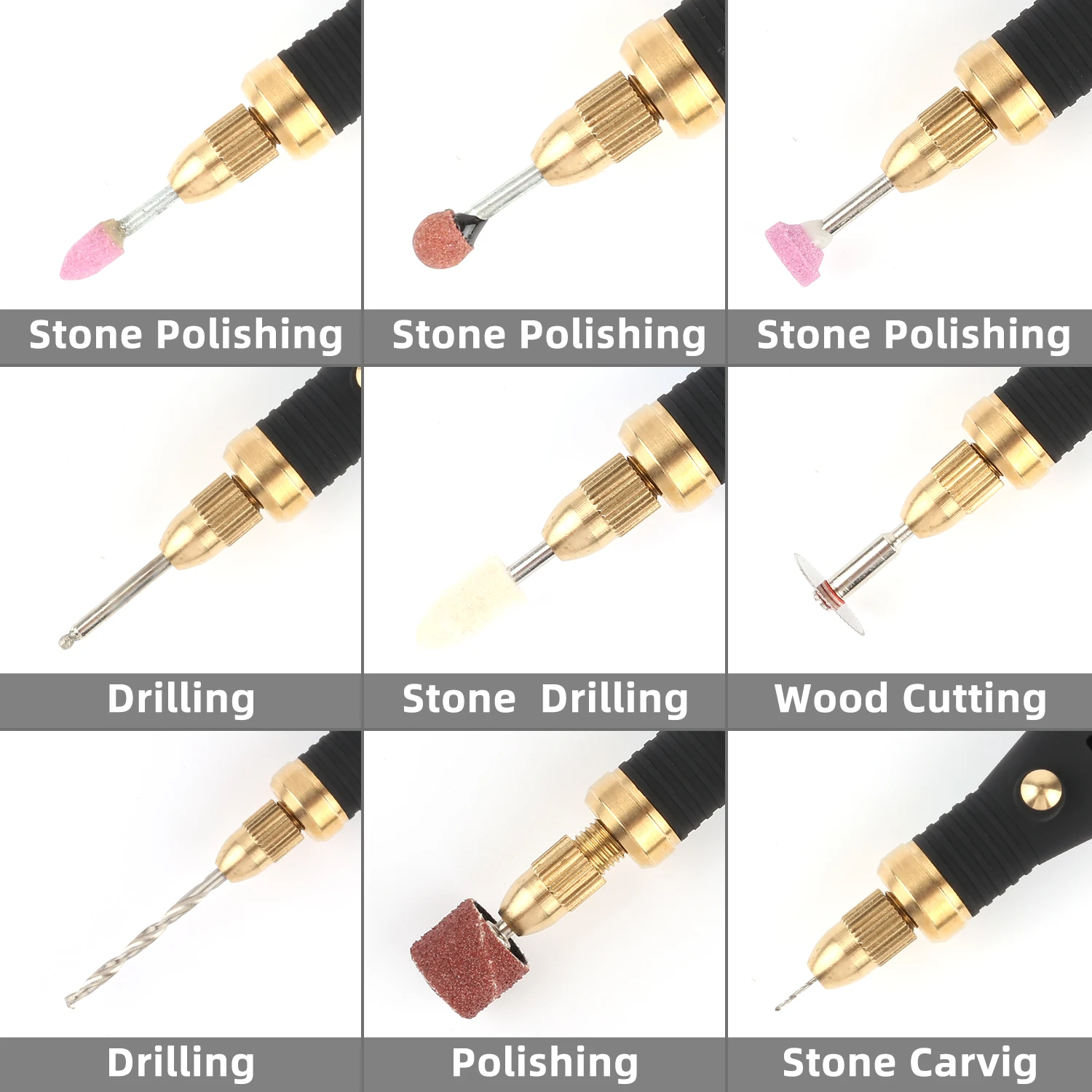 KUAIQU Carving Pen Electric Drill Variable Speed 18V For Engraving Polishing Jewelry Metal Dremel Tools Dust Drilling Carving