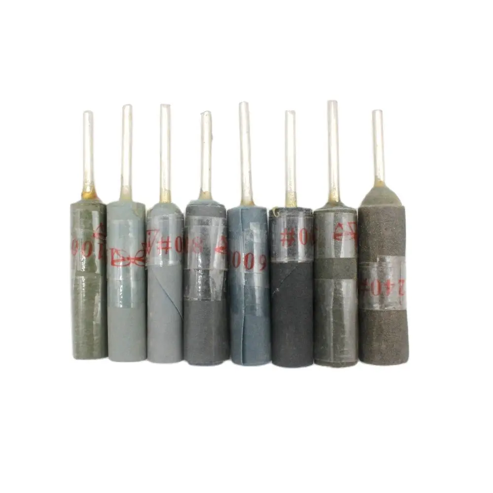 8PCS Mixed Cylinder Sandpaper Rod for Jewelry Polishing Buffing Grinding Head Jewellery Tools