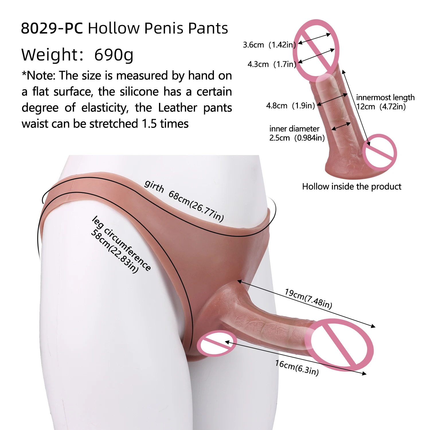 SXXY ألعاب جنسية يمكن ارتداؤها كم مجوف حزام دسار واقعي على تسخير القضيب موسع منتجات BDSM للرجال تأخير القذف