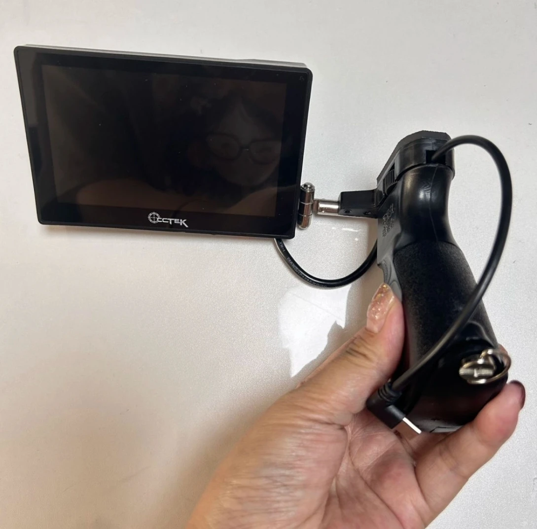 Thermal Monocular LCD Screen Night Scope Telescope Waterproof HD External Handheld Viewer Moniter 800*480 for Iray IL19 IH25
