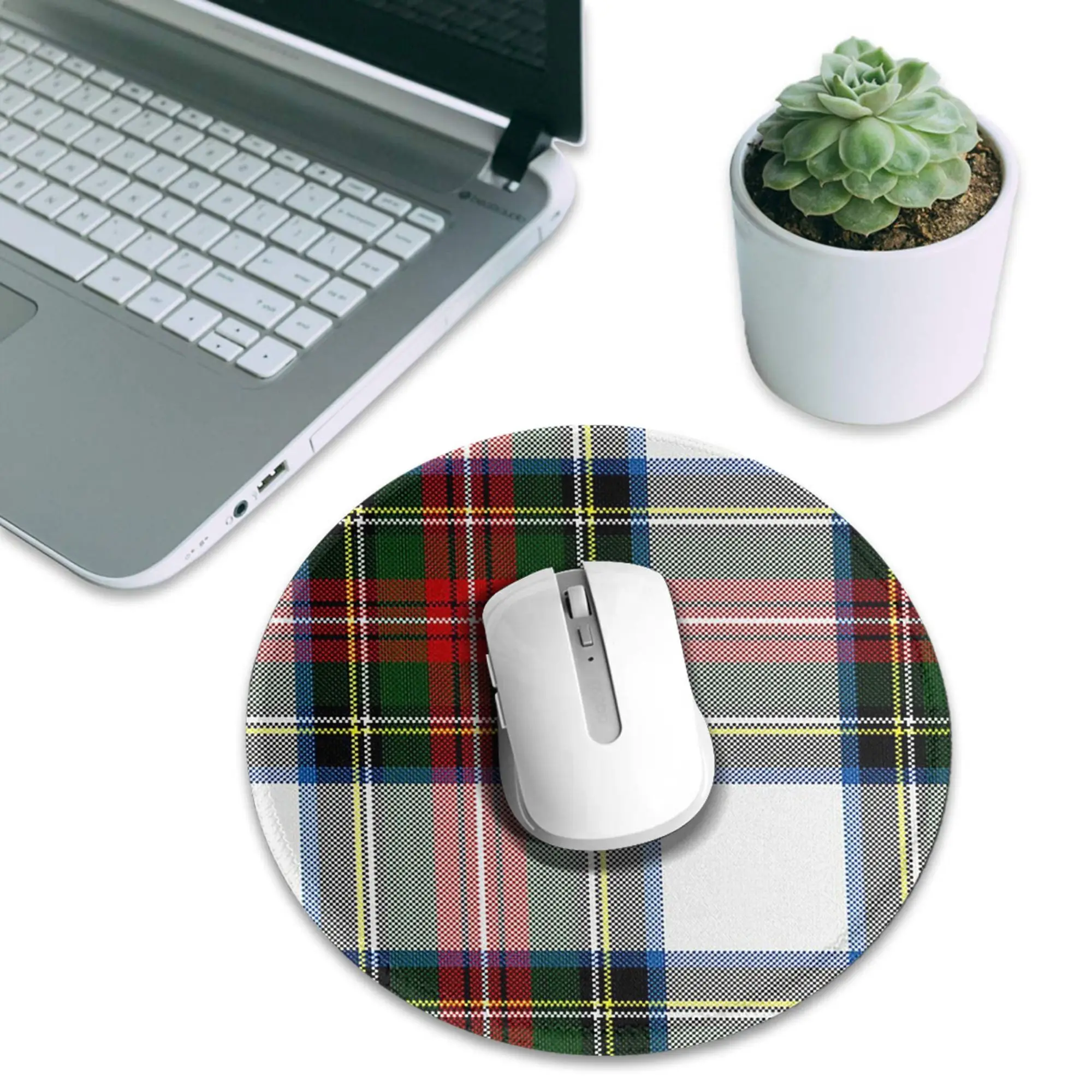 Clan Stewart Dress Tartan Plaid Mouse Pad Computer Keyboard Mouse Mat Gaming PC Laptop Desk Mat Office Accessories Table Mats