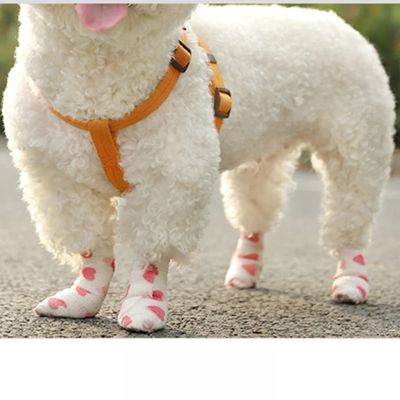 Pet Outing Tool For Preventing Foot Dirt Dog And Cat Self-adhesive Foot Covers Pet Supplies 6pcs Breathable Elastic Bandages