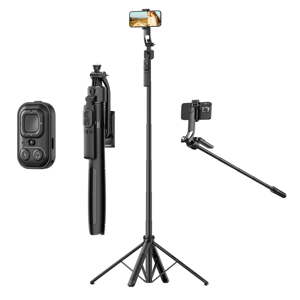 

Mobile Phone Selfie Stick Telescopic Selfie Stick Tripod Mobile Phone Wireless Remote Shutter Portable And Lightweight Design