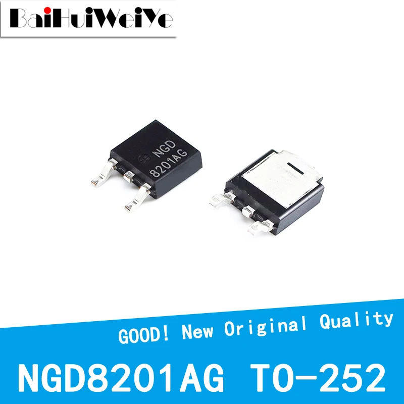 10PCS/LOT NGD8201NG NGD8201AG NGD8201 8201AG Automotive Ignition Coil Transistor SMD TO-252 New Good Quality Chipset