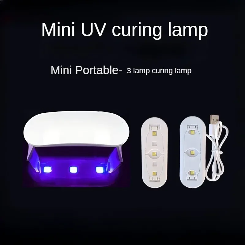 Lampada per asciuga unghie portatile lampada per unghie a LED UV per la polimerizzazione di tutti gli strumenti per Nail Art con macchina per Manicure ad asciugatura rapida ricaricabile USB