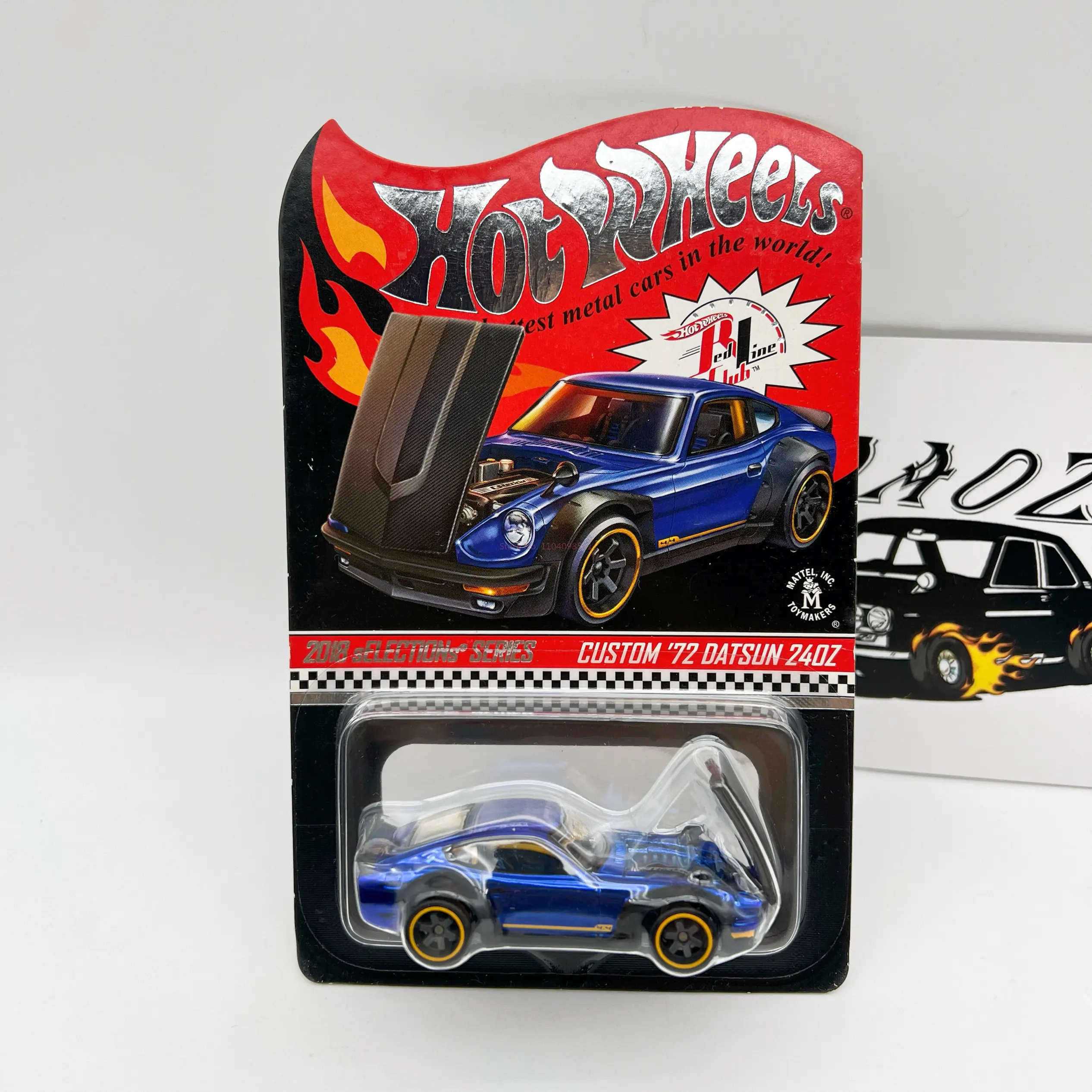 Hot Wheels RLC Red Line Club Limited Edition Plated Alloy Diecast Car Model Car Culture Exhibition Collection For Collectors view 5