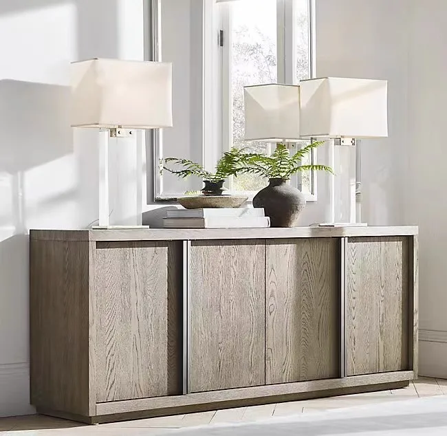 

Solid wood living room dining room storage sofa entrance hall entrance cabinet against the wall