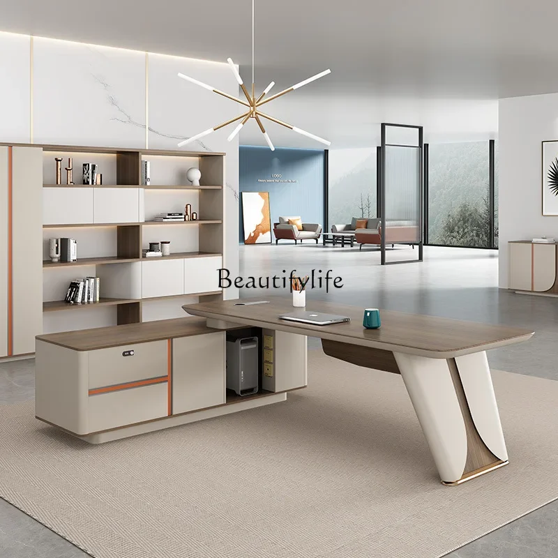 مكتب LJYBoss بسيط وحديث وخفيف الوزن وأثاث مكتبي عالي الجودة #3