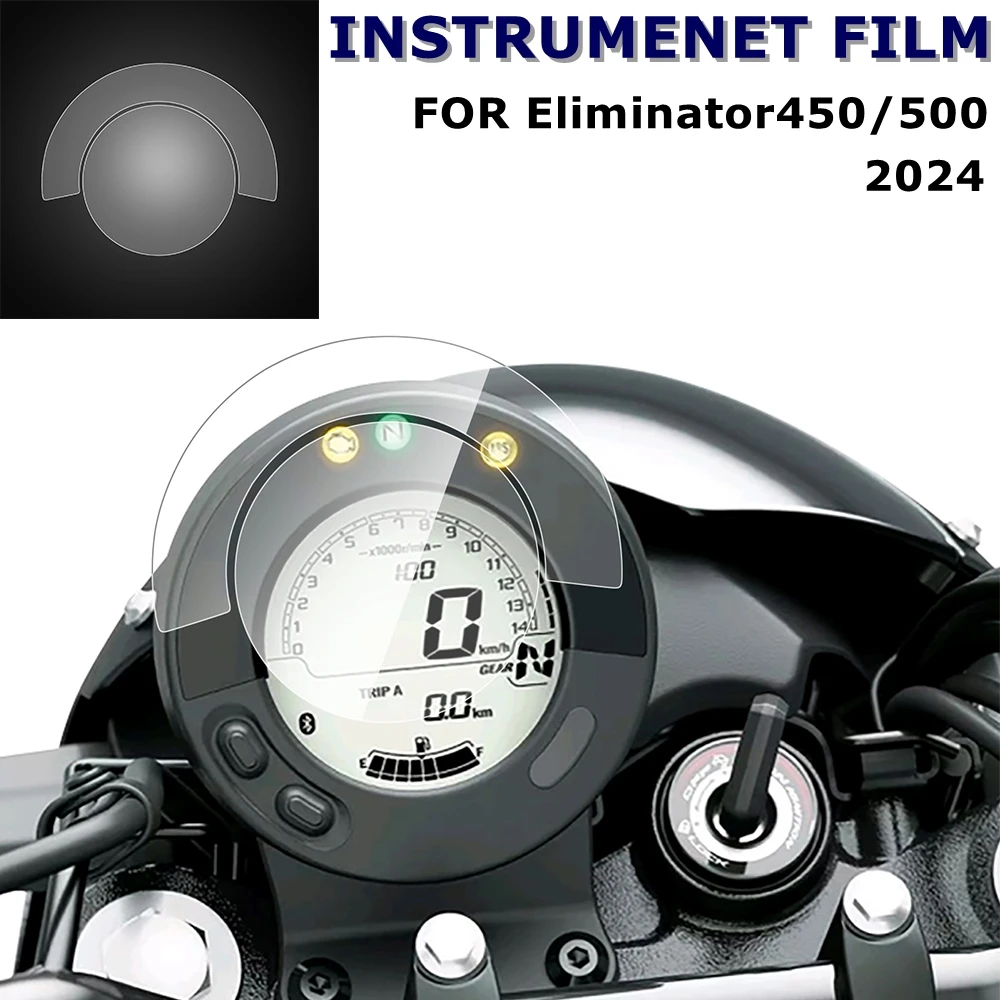 

For KAWASAKI ELIMINATOR 450 500 Eliminator 500 Motorcycle Speedometer Scratch Cluster Dashboard Protection Instrument Film