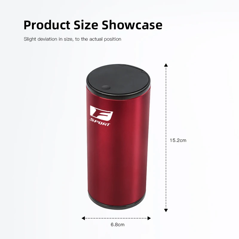 سلة مهملات السيارة سبيكة سلة المهملات منظم السيارة ملحقات التخزين لكزس GX460 IS350 ES350 IS250 GS NX LX600 UX RX300 UX250h