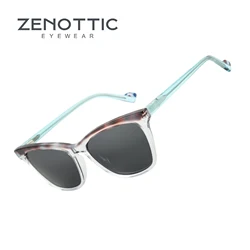 ZENOTTIC 2026 New Trend Polarized Sunglasses Acetate Cat Eye Sun Glasses Ladies Classical Shades for Drive Travel YD1173