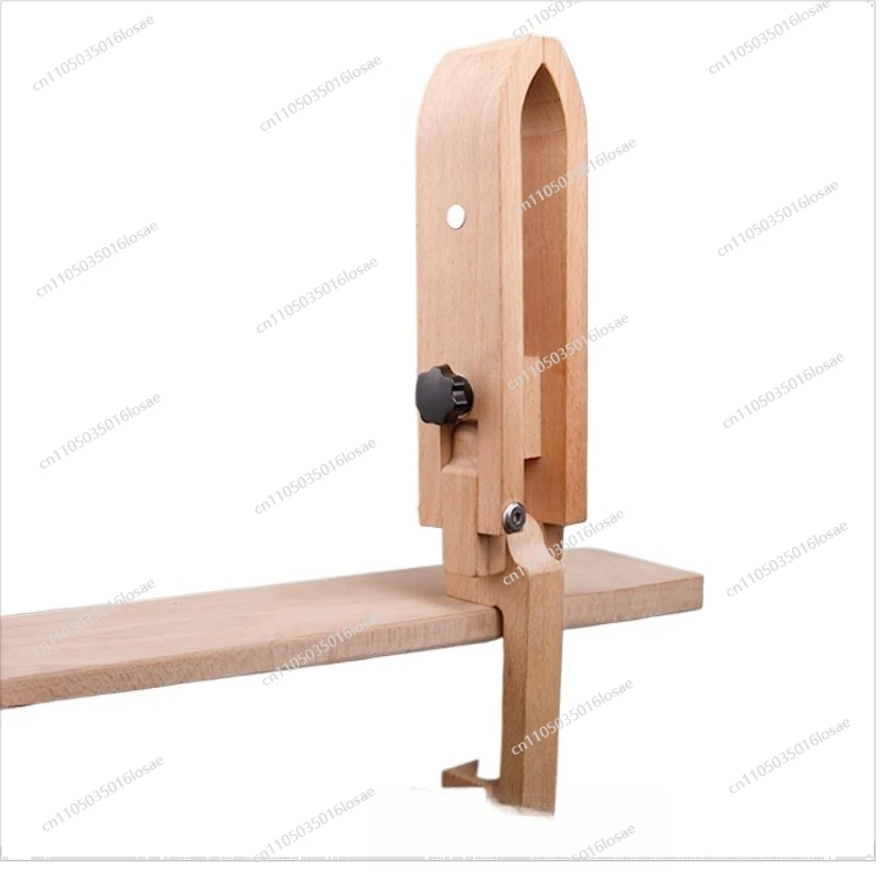 

Leather DIY Tools Mini Beech Hand Sewn Adjustable Wood Clip Desktop Foldable Wood Stand Leather Hand Sewn Shelf