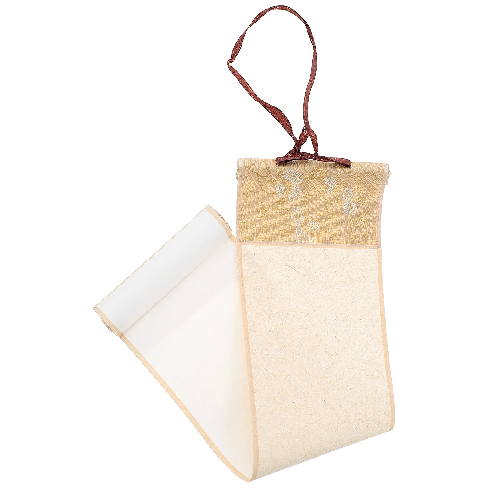 Chinese Calligraphy Scroll Blank Hanging Rice Paper Durable Calligraphy Painting Wall Scroll Home Office Decor