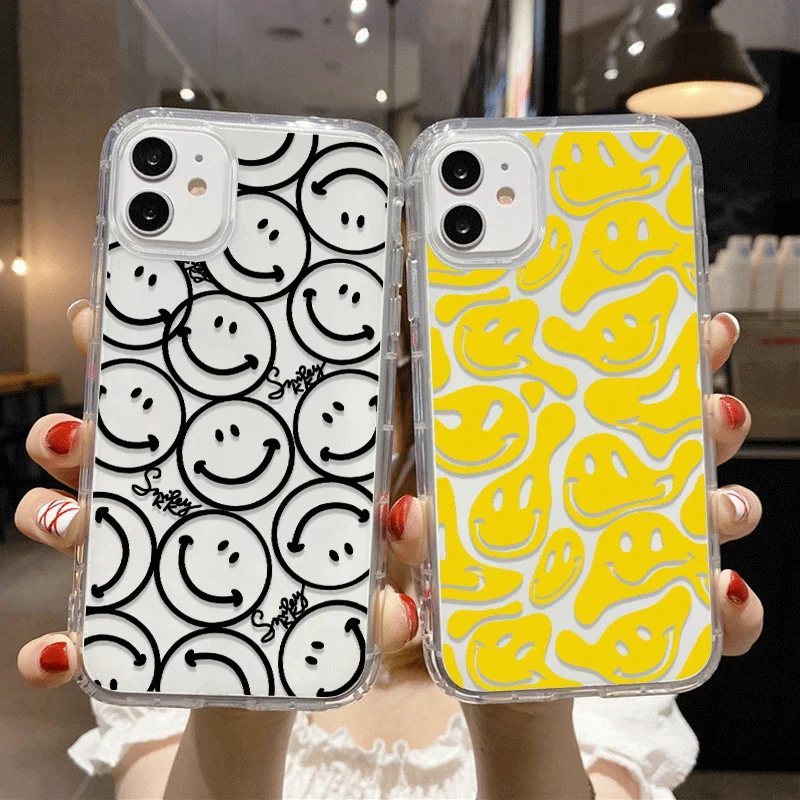 Case For Samsung S22 Cover Galaxy S23 S24 Ultra S22 Plus S21 S20 FE M23 M13 M32 A54 A55 A14 A53 A52 5G Funda Transparent Case