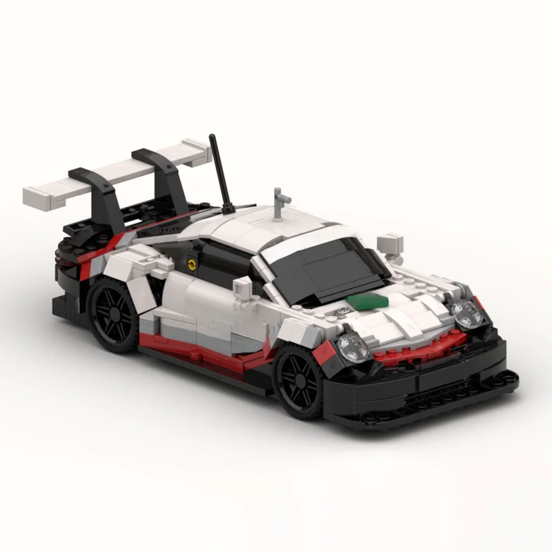 755 قطعة MOC Porscheed RSR LMGTE PRO المواصفات نموذج بناء هدايا عيد الميلاد كتل البناء لتقوم بها بنفسك فكرة إبداعية لعبة الطوب للأطفال