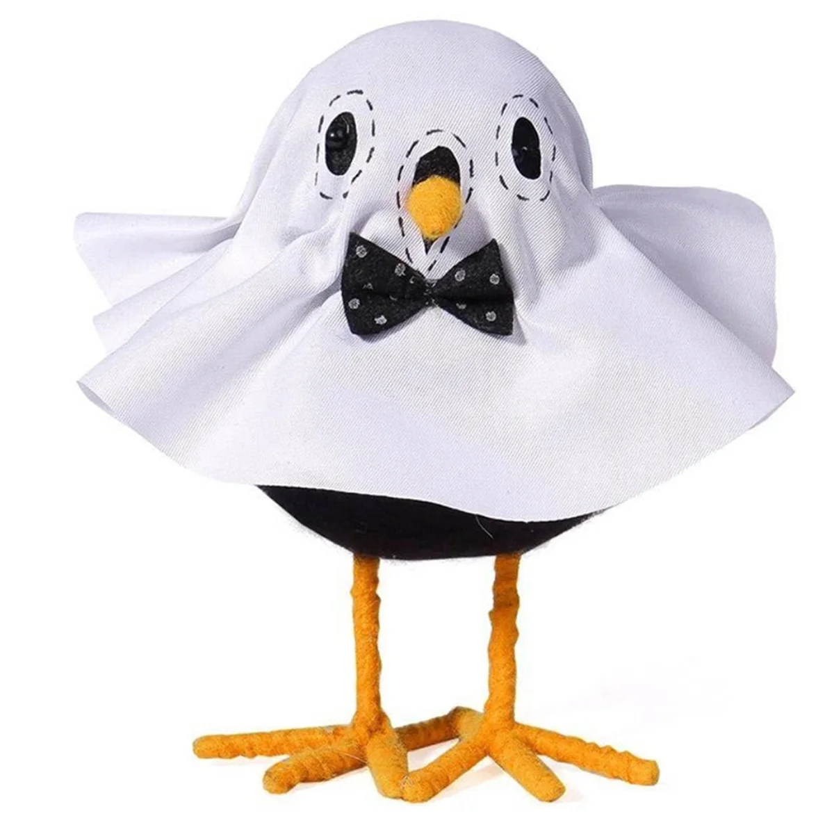 Halloween Standing Bird Statue, Ghost Bird Statue, Halloween Bird Doll, Desktop Home Window Decoration