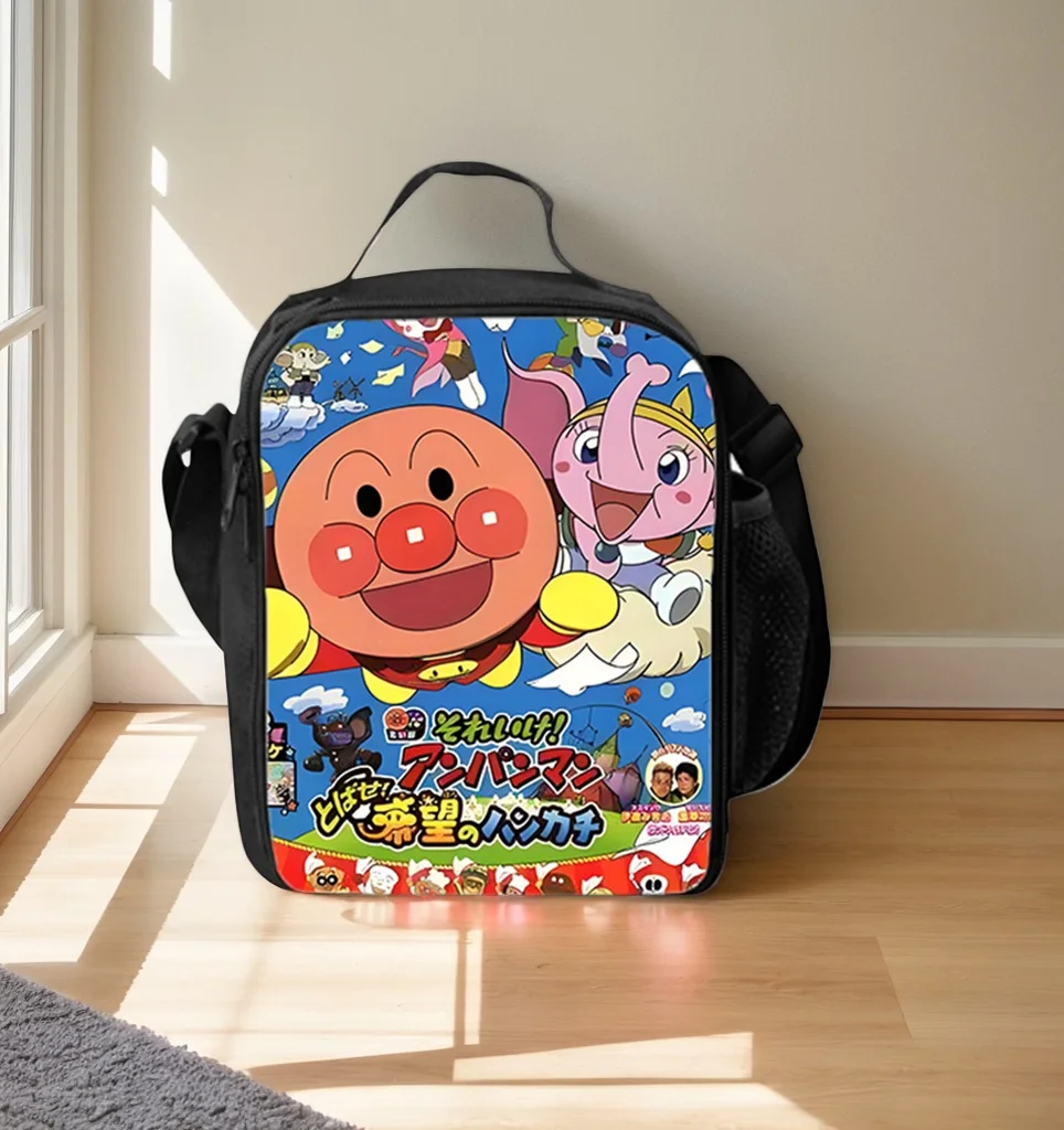 

Bread Expert Cartoon Lunch Tote,Unisex Kid Waterproof Lunch Bag Classic Lunch Box for School,Camping