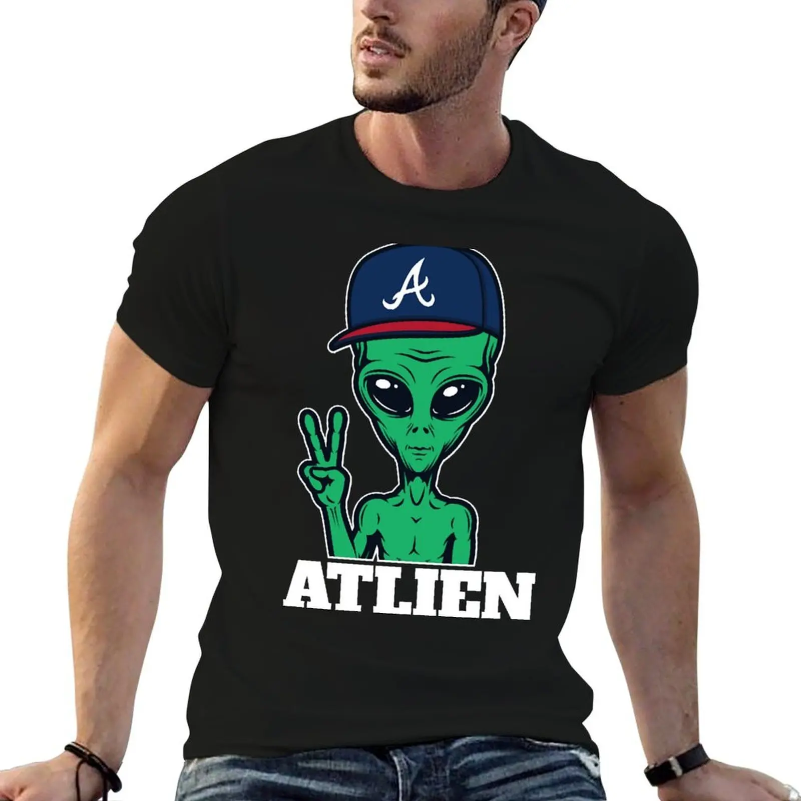 

Atlanta Green Atlien T-Shirt anime tshirt man t shirts graphic man t shirt luxury T-shirt