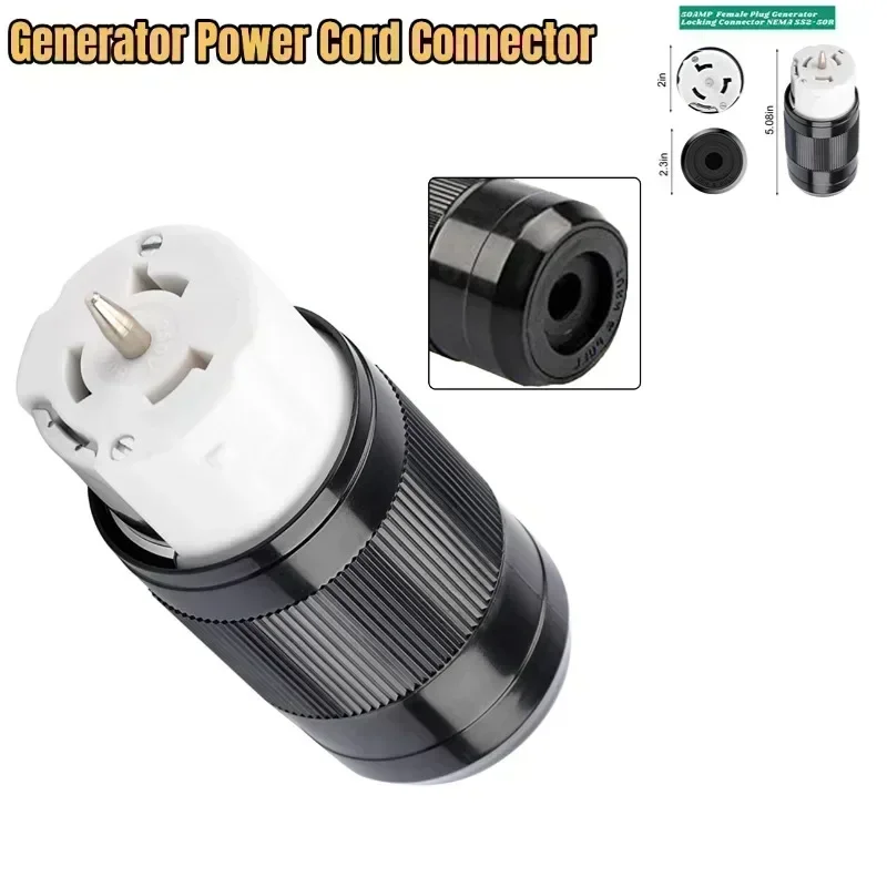 

Sleek Design Reliable CS6364C Power Cord Connector Suitable For All Your CFor Amping And Trailer Needs Up To 50 For Amps