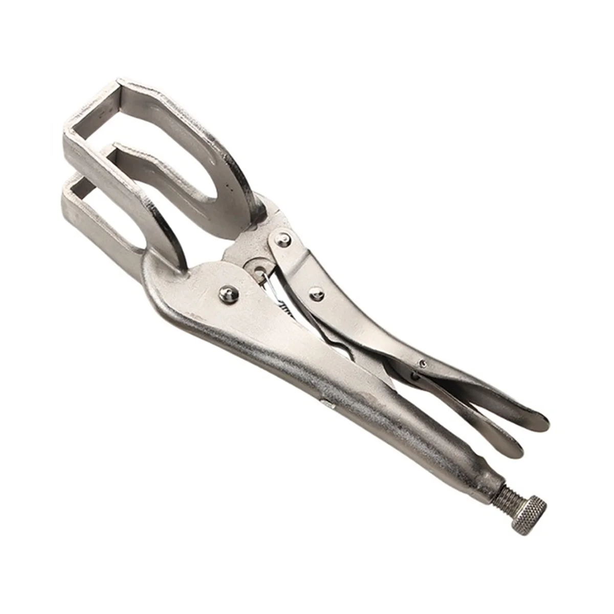 11 Inch Steel Vise Fixed Welding Plate Clamp Metal Grip Locking Pliers