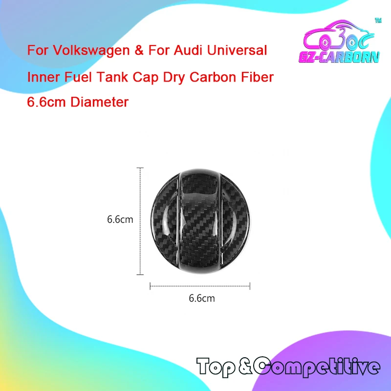 

Dry Carbon Fiber Fuel Oil Tank Cap Cover For VW Golf 7 MK7 Golf8 MK8 Passat CC Stick On Type For Audi A1 A3 A4 A5 A6 A7 A8 Q2 Q3