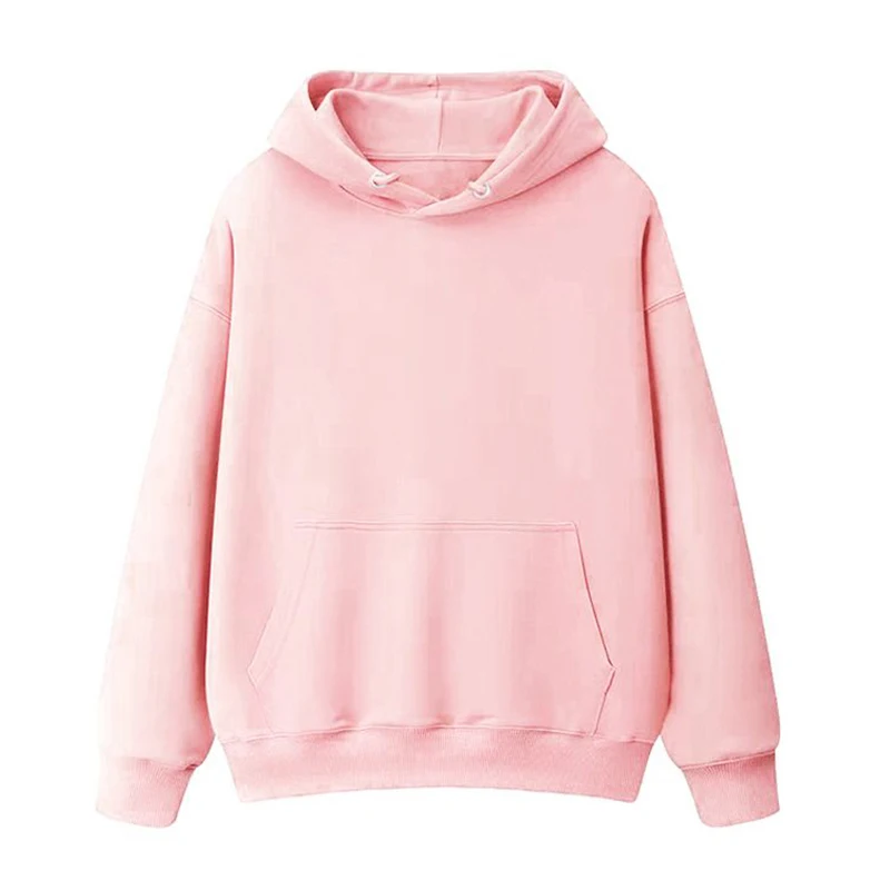 سترات نسائية عصرية بغطاء للرأس سادة للفتيات بلوفرات كورية كلاسيكية فضفاضة تناسب ملابس نسائية مريحة ورقيقة بأكمام طويلة