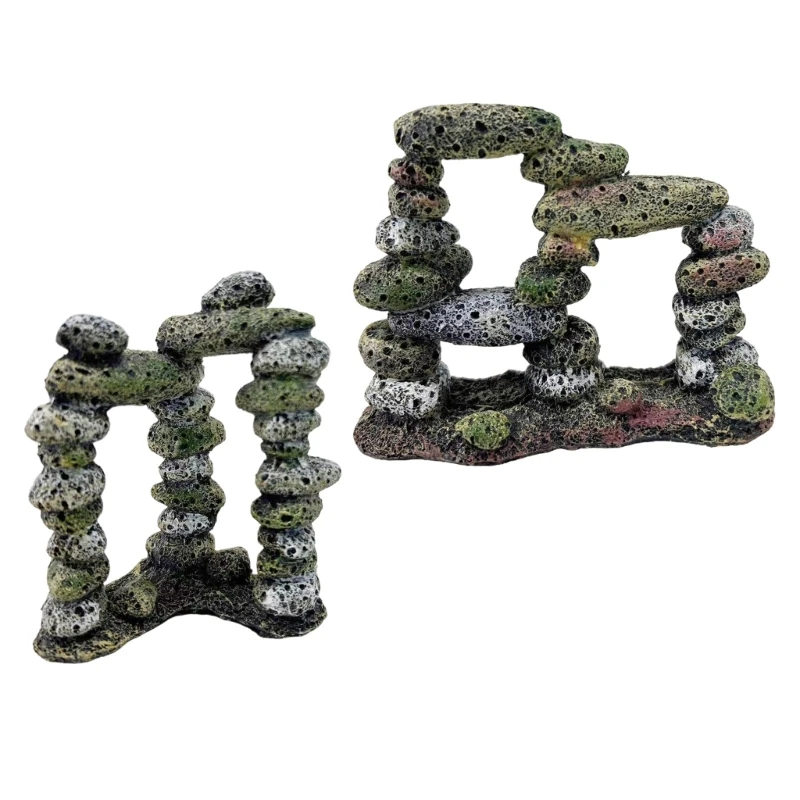 

Stacked Stone for Fishtanks Aquariums Landscaping Succulents Plant Ornament Shelter Rockery Figurine Aquariums Dropship