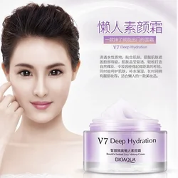 BIOAQUA V7 Suyan Face Cream Moisturizing Moisturizing Brighten Skin Tone Primer Lazy Moisturizing Cream