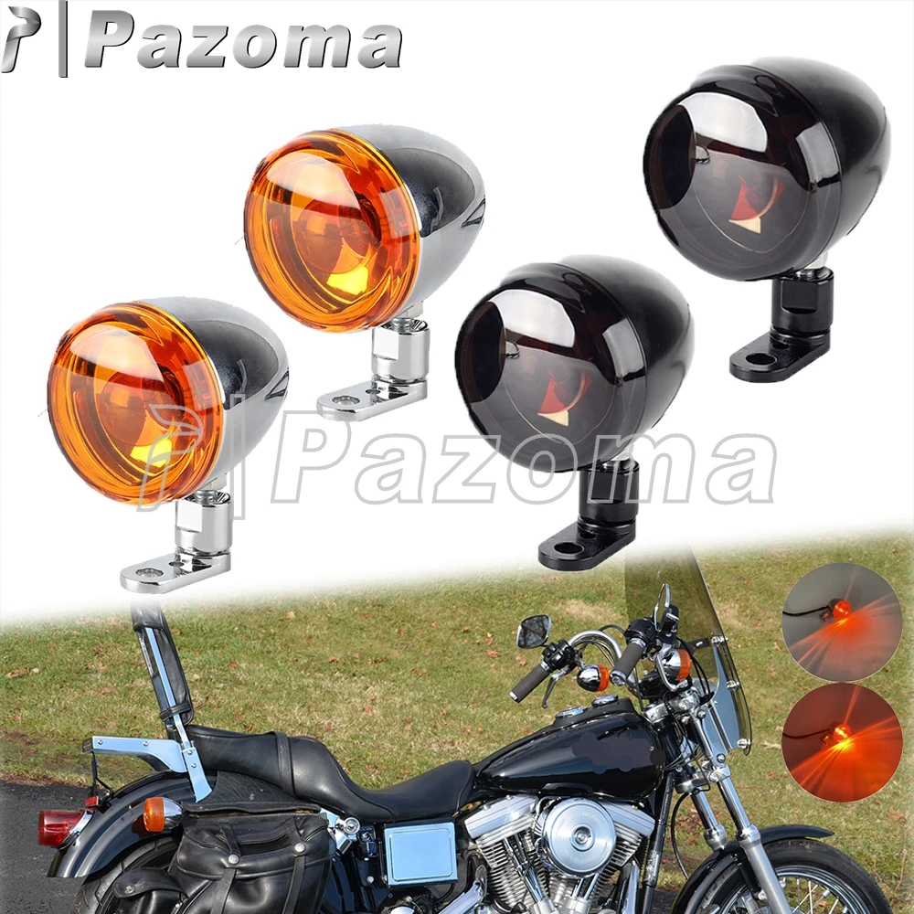 

Сигнал поворота для мотоцикла янтарный, для Harley Softail Street Bob Fat Bob 114