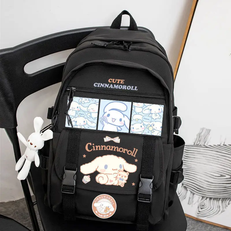 Sanrio jade cinnamon dog student schoolbag cartoon animation printing large capacity children's burden reduction backpack