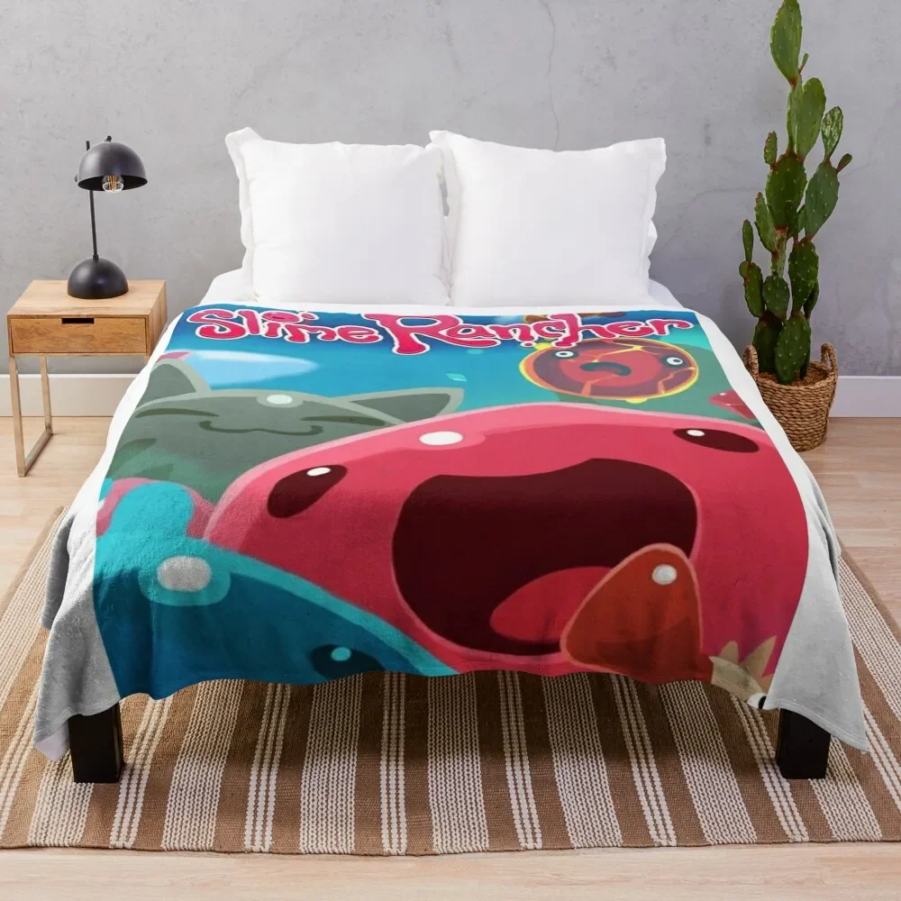 Slime rancher Throw Blanket Weighted Sofas Blankets