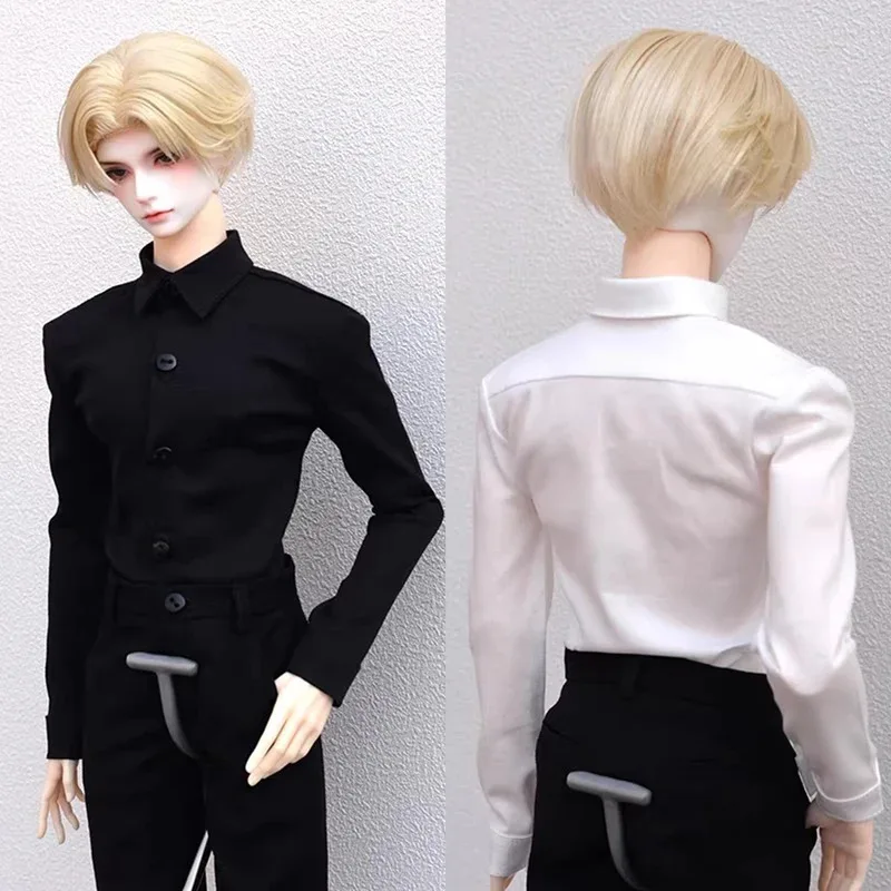 

【Only Clothes】1/3 1/4 Long Sleeves Shirt Formal Black White Base Tops for TD85 ID75 Dragon Soul 73 Normal/Strong Big Dolls