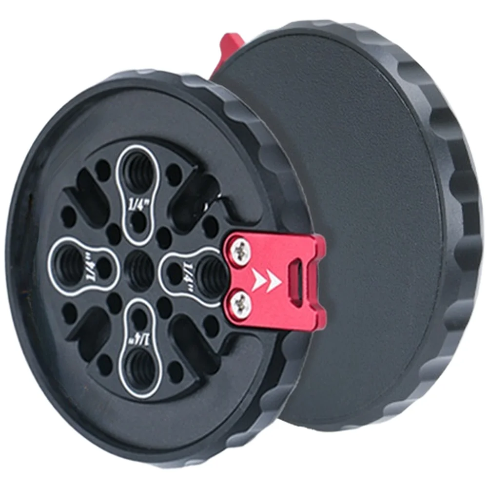 

Aluminum Magnetic Phone Holder with 1/4 Thread Adapter for Stable For Car Mount Installation and Tripod Integration