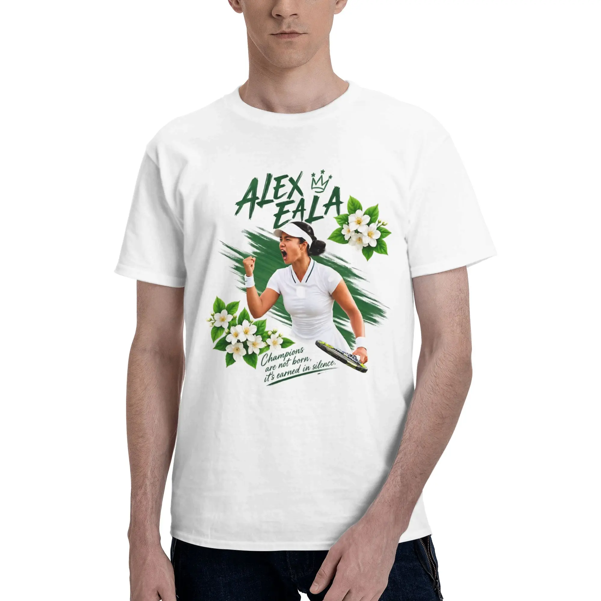 Alexandra Alex Eala tennis 2026 Apparel Men Women T Shirt Pure Cotton Tee Printed  T-shirt Clothing