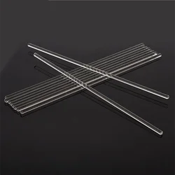 5pcs 10pcs Lab Glass Stirring Rods Borosilicate Stirrer for Chemistry Lab