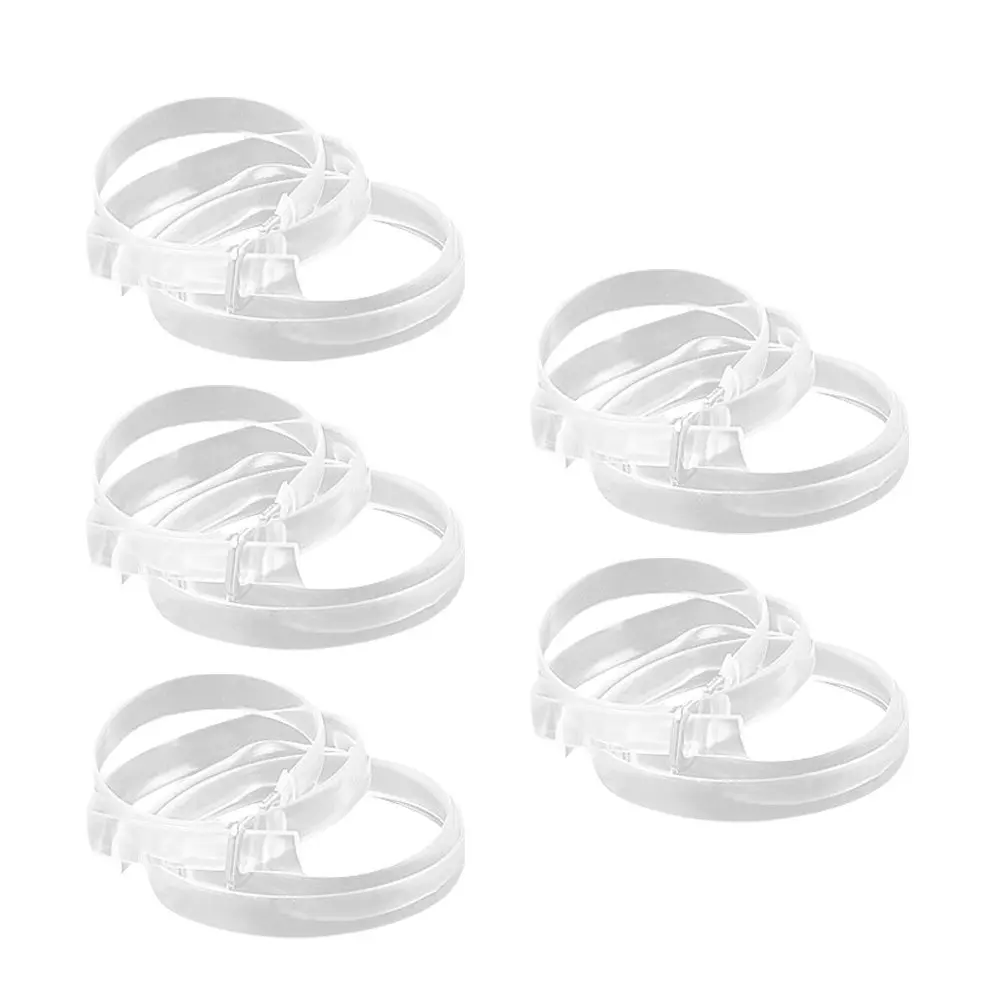 Elastic Anti Slip High Heel Shoe Straps 5 Pairs Invisible TPU Laces for Women Secure Fit Shoe Holders