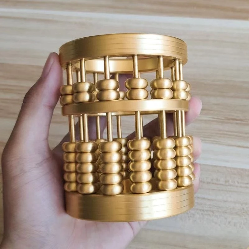 

Abacus Penholder Brass Creative Gift Office Table Decoration