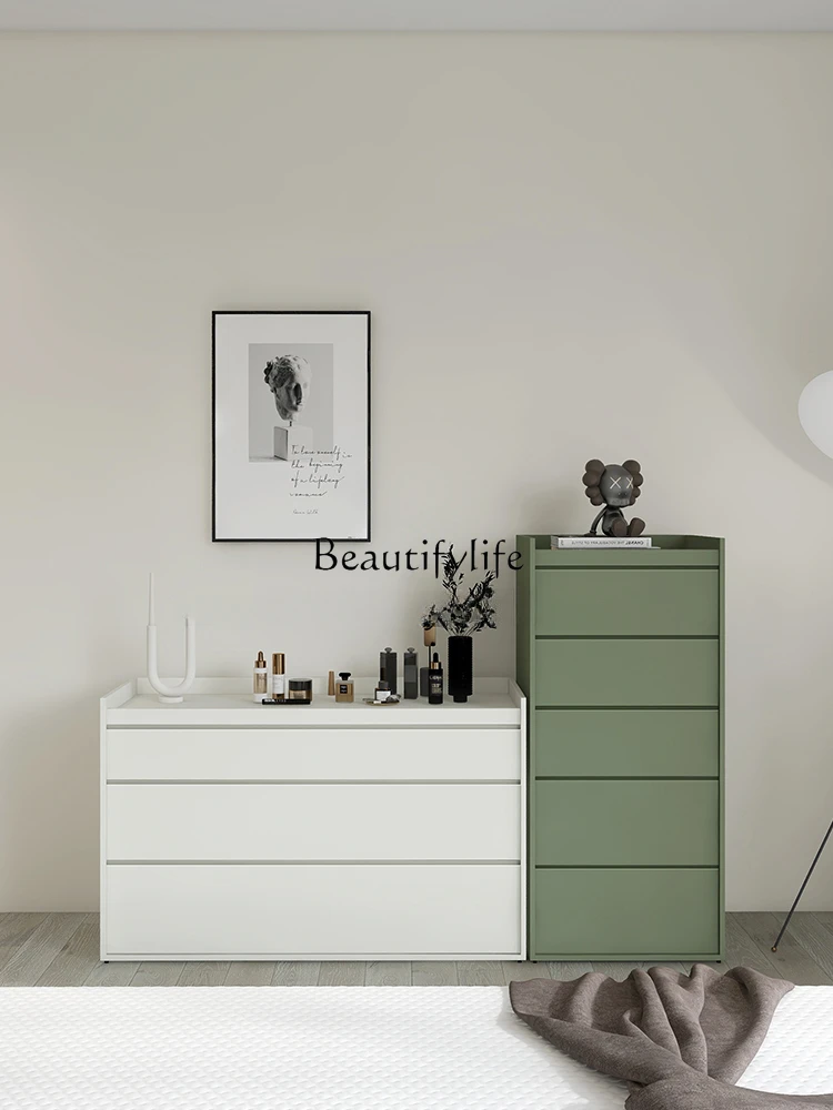 Italian Minimalist Nordic Three-Bucket Cabinet Drawer Locker