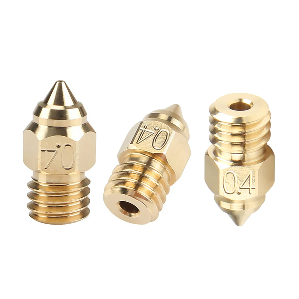 1PCS MK8 Brass Nozzle 1.75/0.4MM Extruder Print Nozzle For CR-6SE/ /Ender-3 Series/Ender-5 Series/Ender-6 3D Printer Accessories
