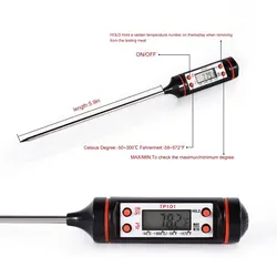 BBQ Kitchen Digital Thermometer Food Meat Cake Candy Grill Home Cooking Thermometer Oven Measuring Instrument Food Meter