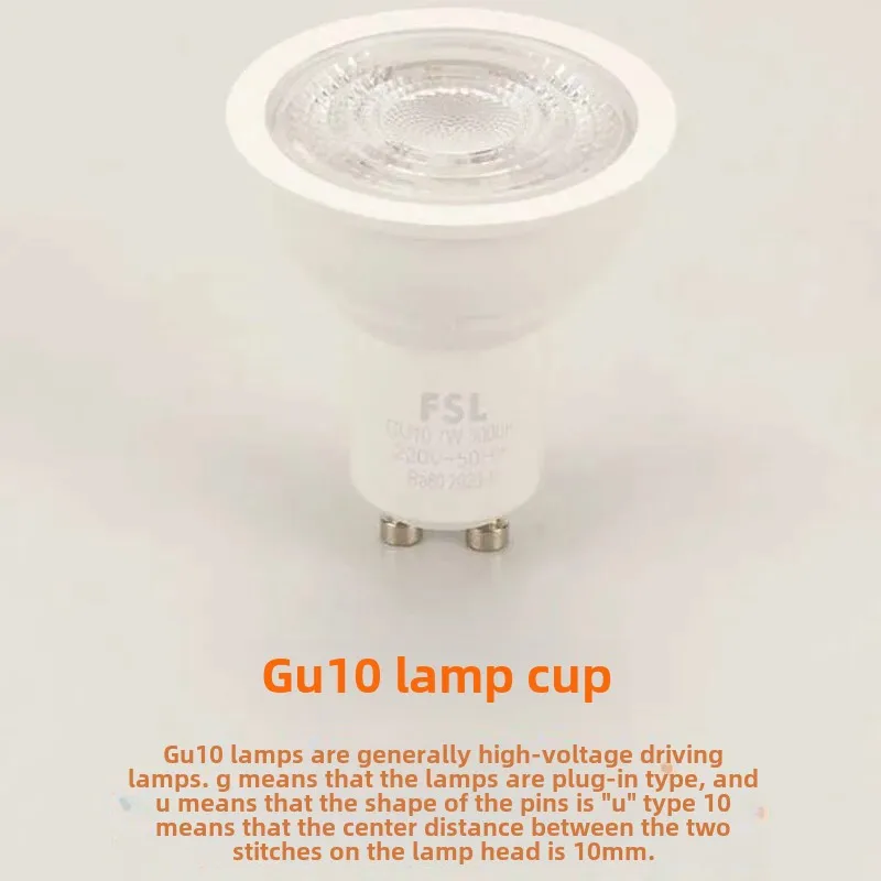 Fsl Buddhist Lighting Gu10 Spotlight Led Lamp Cup Cob Lamp Bulb High Brightness Energy Saving Fixture 220v Socket