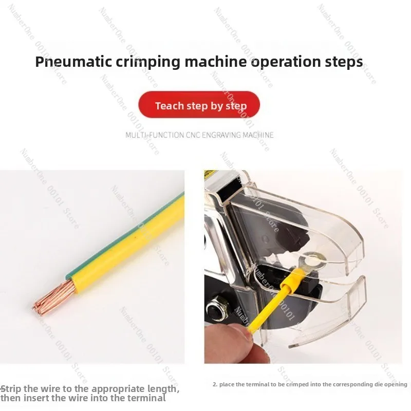 Pneumatic Terminal Crimping Machine Single Grain Terminal Crimping Pliers Electric Crimping Machine