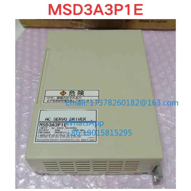 Verificação da função do servo driver MSD3A3P1E usado OK